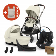 eGazelle 4in1 All Weather +AMYA - Seashell Beige/Moon Black Seashell Beige/Moon Black
